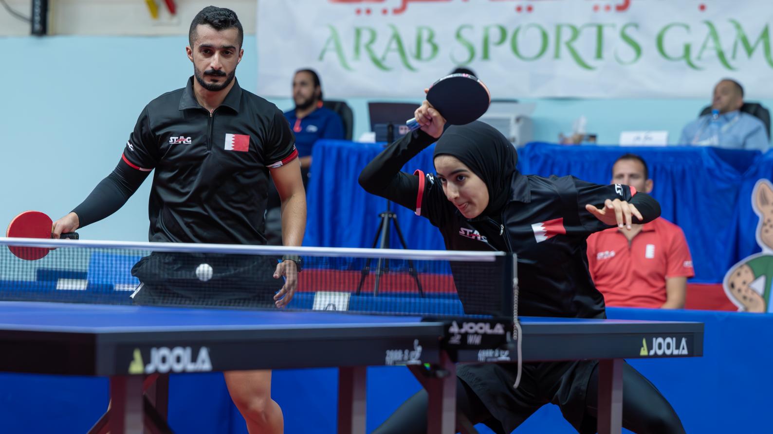 Bahrain Women Table Tennis Team Wins The 17th Gold Medal in The Arab